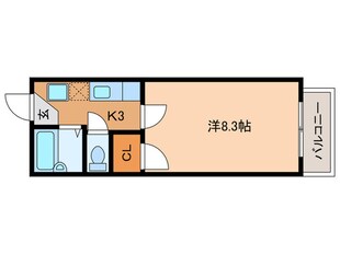 スプリングコ－トＣの物件間取画像